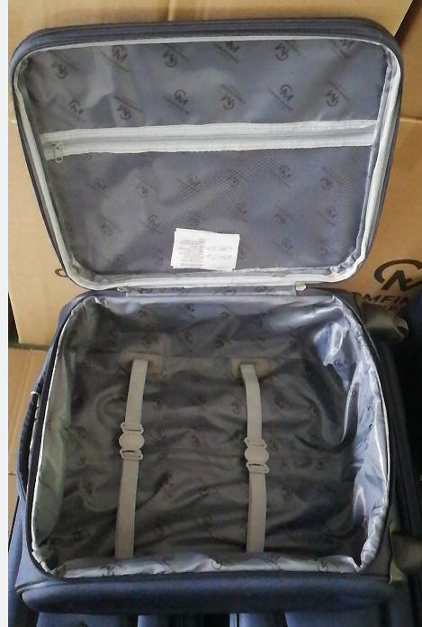 3-Piece Hard Shell Lightweight Travel fabric Luggage