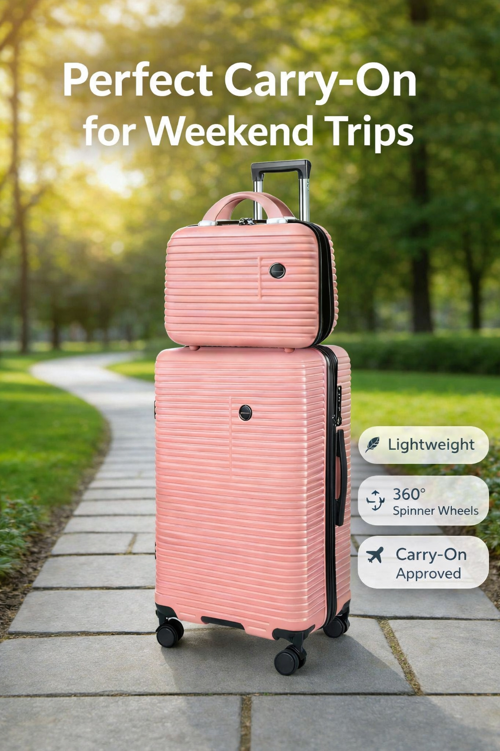 Lightweight Durable Large Capacity Hard Shell Travel Luggage