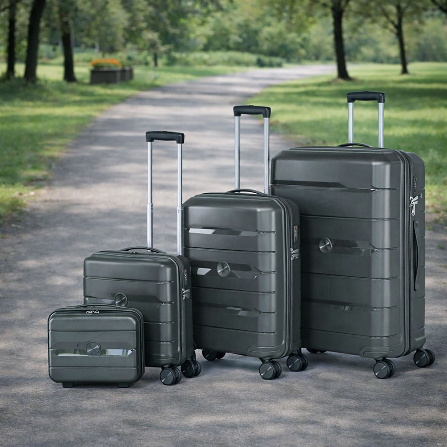 Premium 3-Piece Hard Shell Luggage Set with Silent Wheels & Durable Lightweight Design