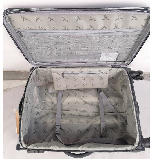 Lightweight Spinner Carry On with Silent Wheels fabric luggage