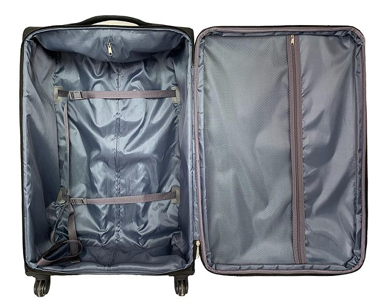 Travel Durable Expandable 3-Piece Spinner Set fabric Luggage