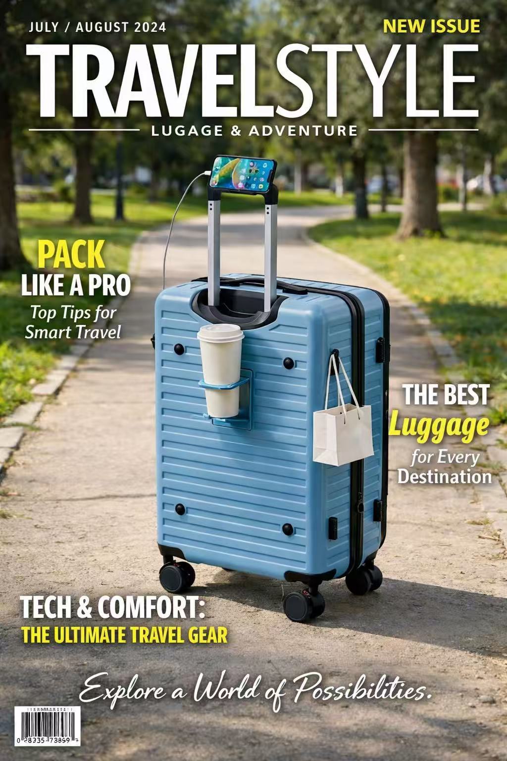3-piece Hard Shell Travel Lightweight Suitcase with 4 Spinner Wheels