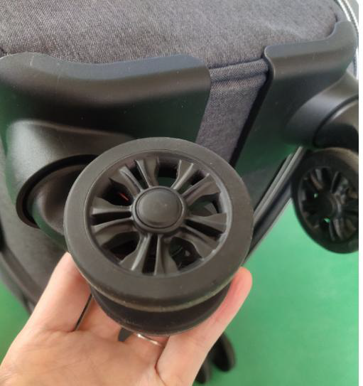 Lightweight Spinner Carry On with Silent Wheels fabric luggage