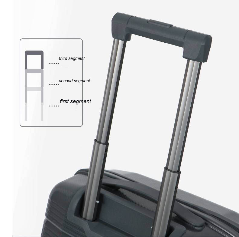 Lightweight Hard shell Travel Suitcase Set with Spinner PP Luggage