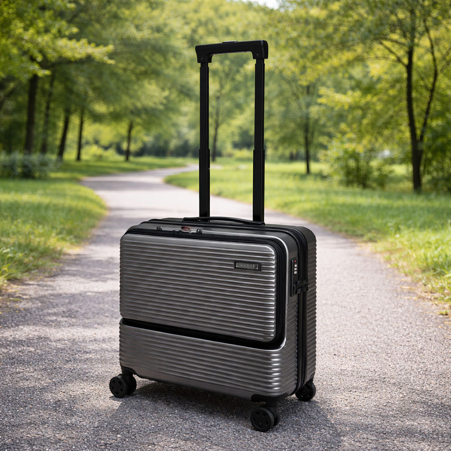 Expandable Hard Shell Carry-On Luggage with TSA Lock & Front Pocket – OEM Custom Available