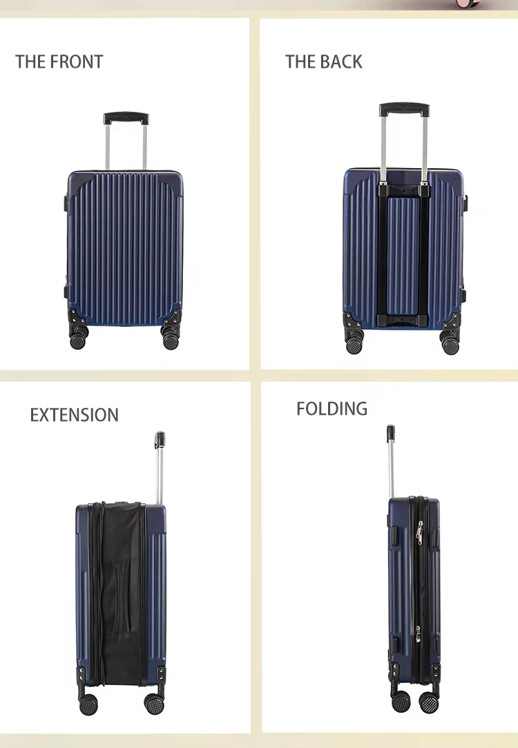 carry on luggage with TSA lock and anti scratch finish in every side veiw carry on luggage with TSA lock and anti scratch finish in every side veiw