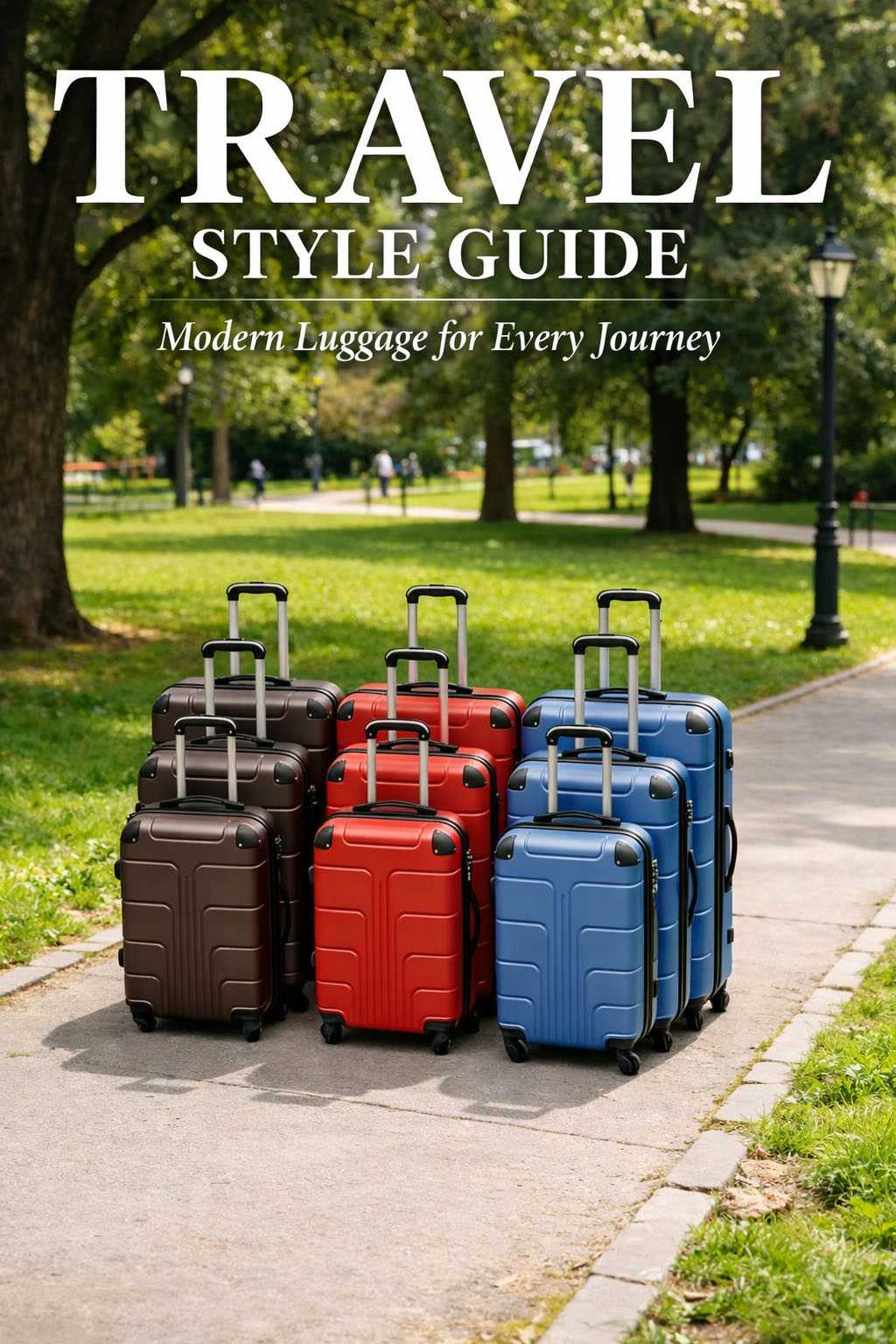 3-Piece TSA Lock Luggage with Corner Protection Luggage Set