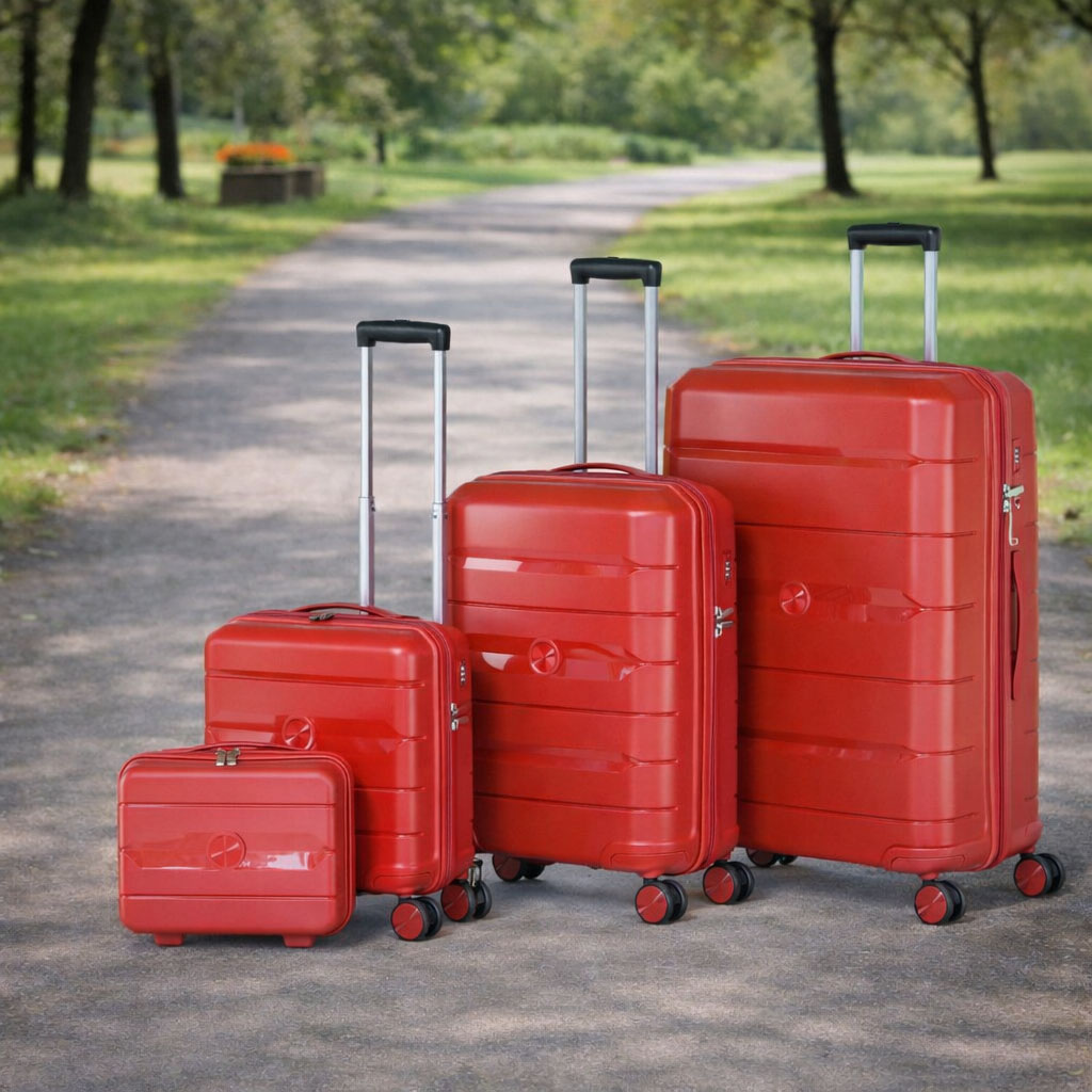 Premium 3-Piece Hard Shell Luggage Set with Silent Wheels & Durable Lightweight Design