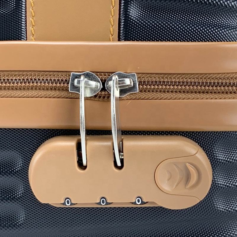 digit lock of designer hard shell luggage