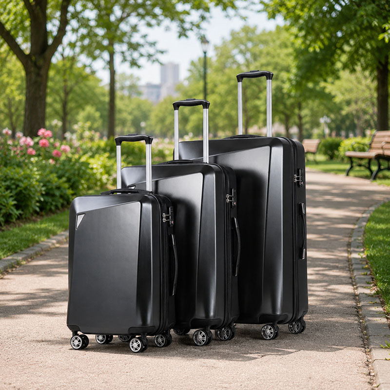 3 Piece Lightweight Hard Shell Luggage Set with Silent 360° Wheels – Custom OEM Suitcase Manufacturer