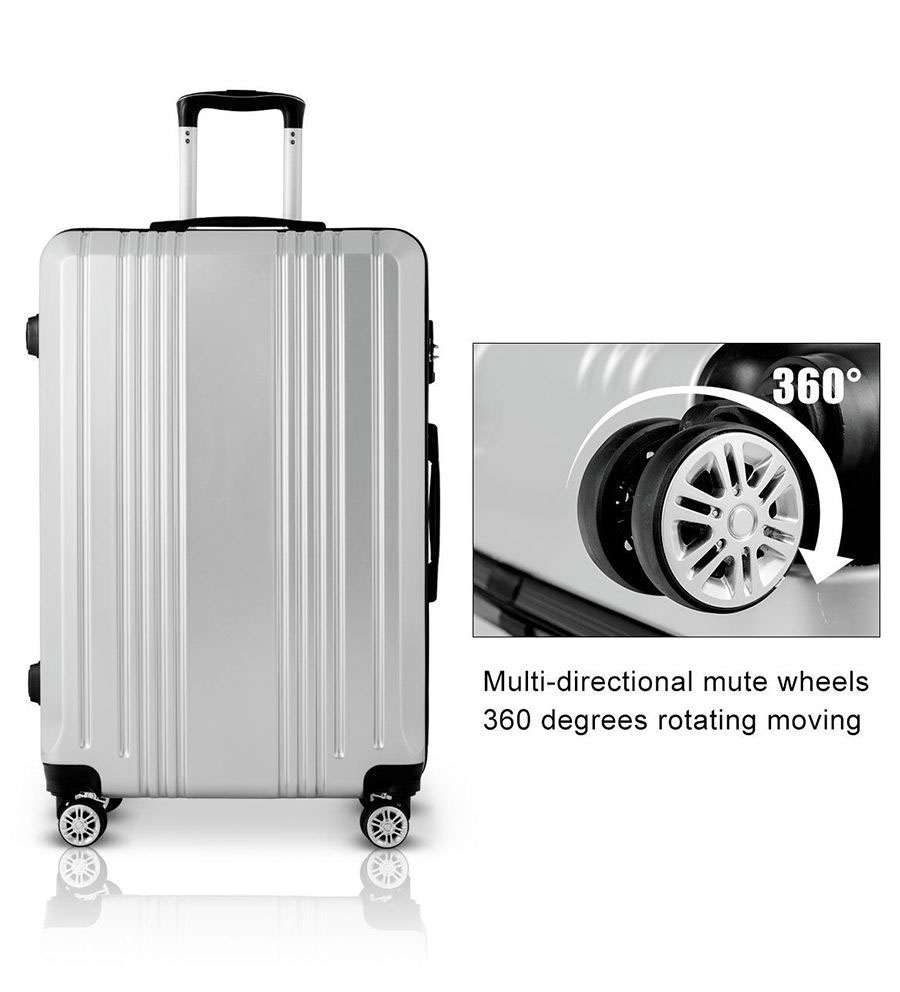 expandable spinner TSA lock carry on luggage with mute spinner wheels expandable spinner TSA lock carry on luggage with mute spinner wheels