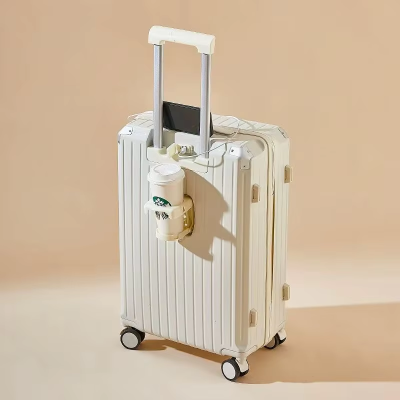 Smart Convenience USB Charger with Cup Holder Suitcase