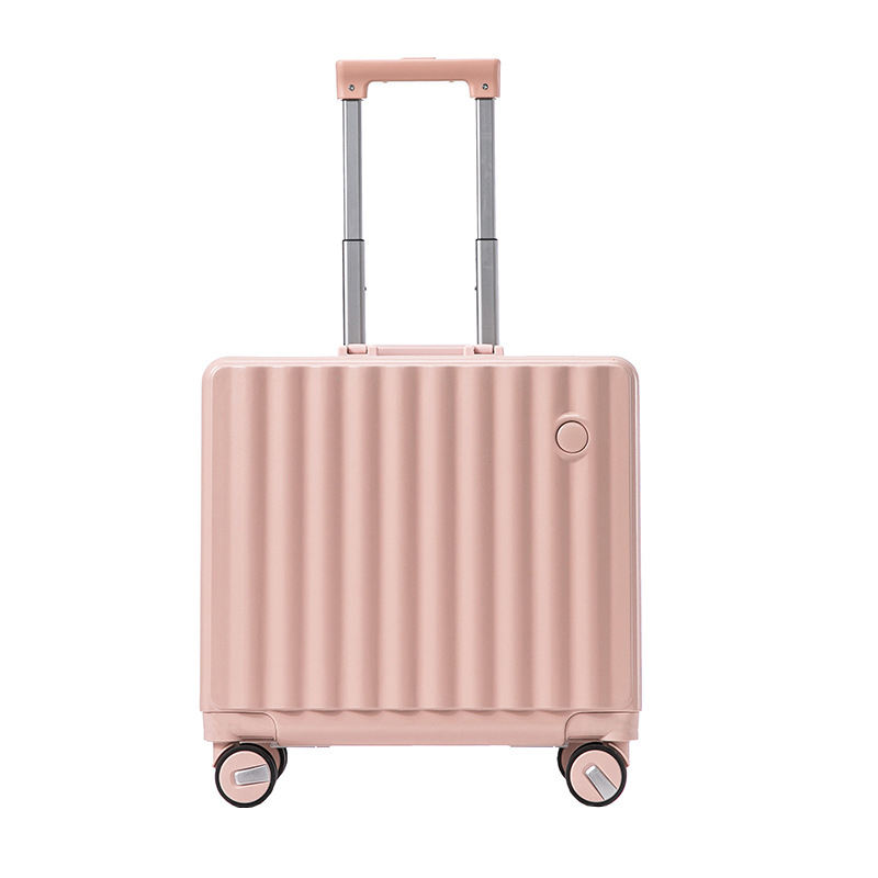 Aluminum Frame Hard Shell Carry-On luggage with smooth wheels