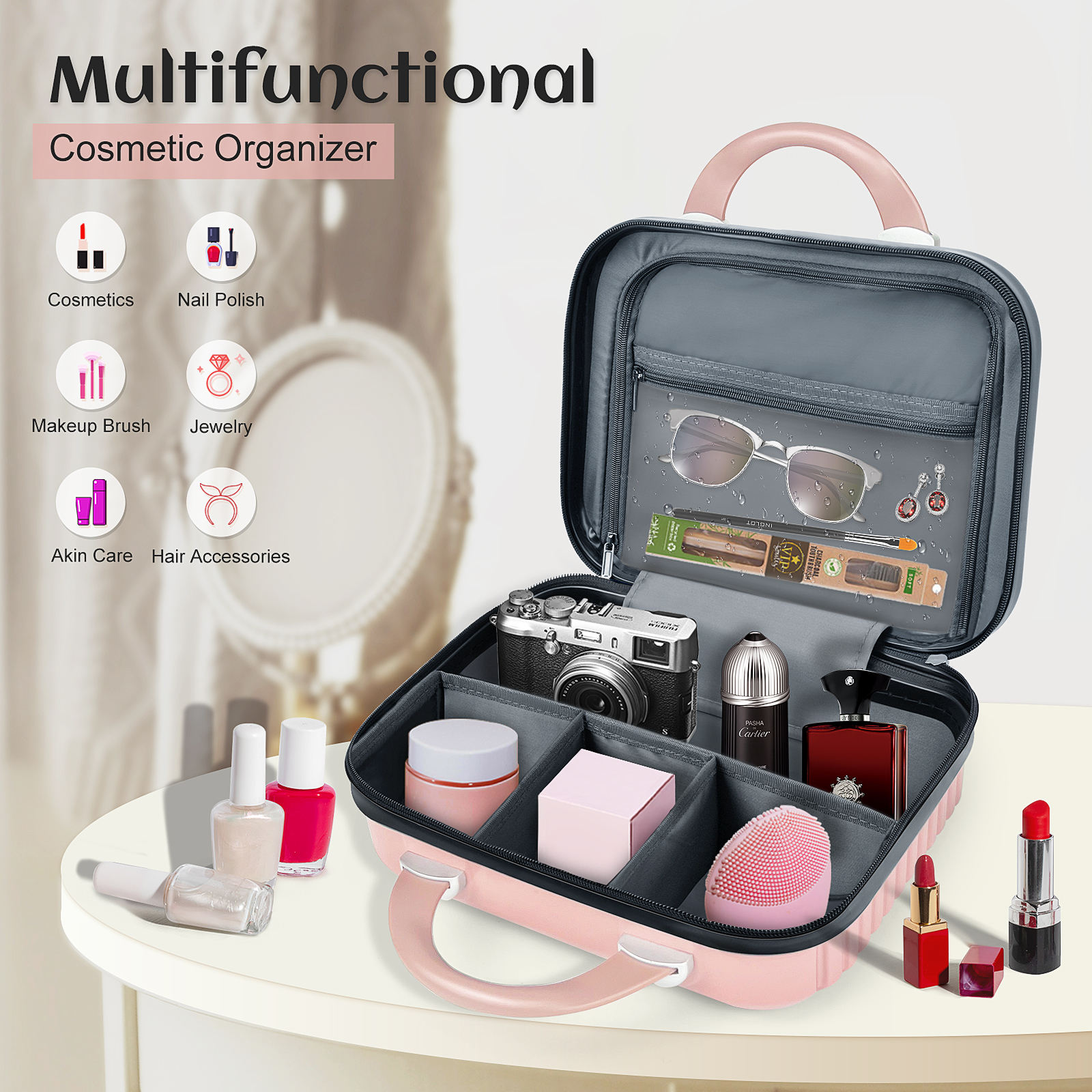 Lightweight Durable Large Capacity Hard Shell Travel Luggage
