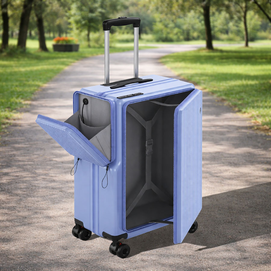 Premium Expandable TSA Carry On with Laptop Compartment Suitcase