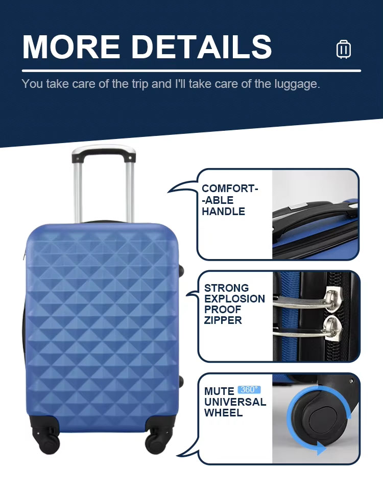 Lightweight 3-Piece Hardshell Luggage Set | Custom OEM Luggage Manufacturer with Flexible MOQ