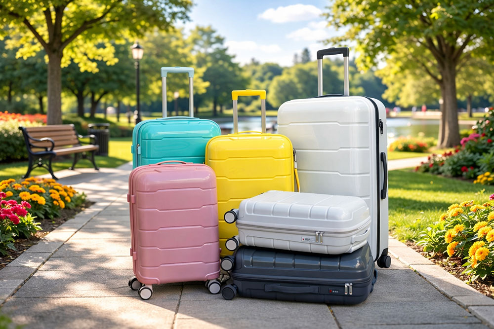 Expandable 3-Piece ABS Hardshell Luggage Set – Lightweight Durable Spinner Suitcases for Travel
