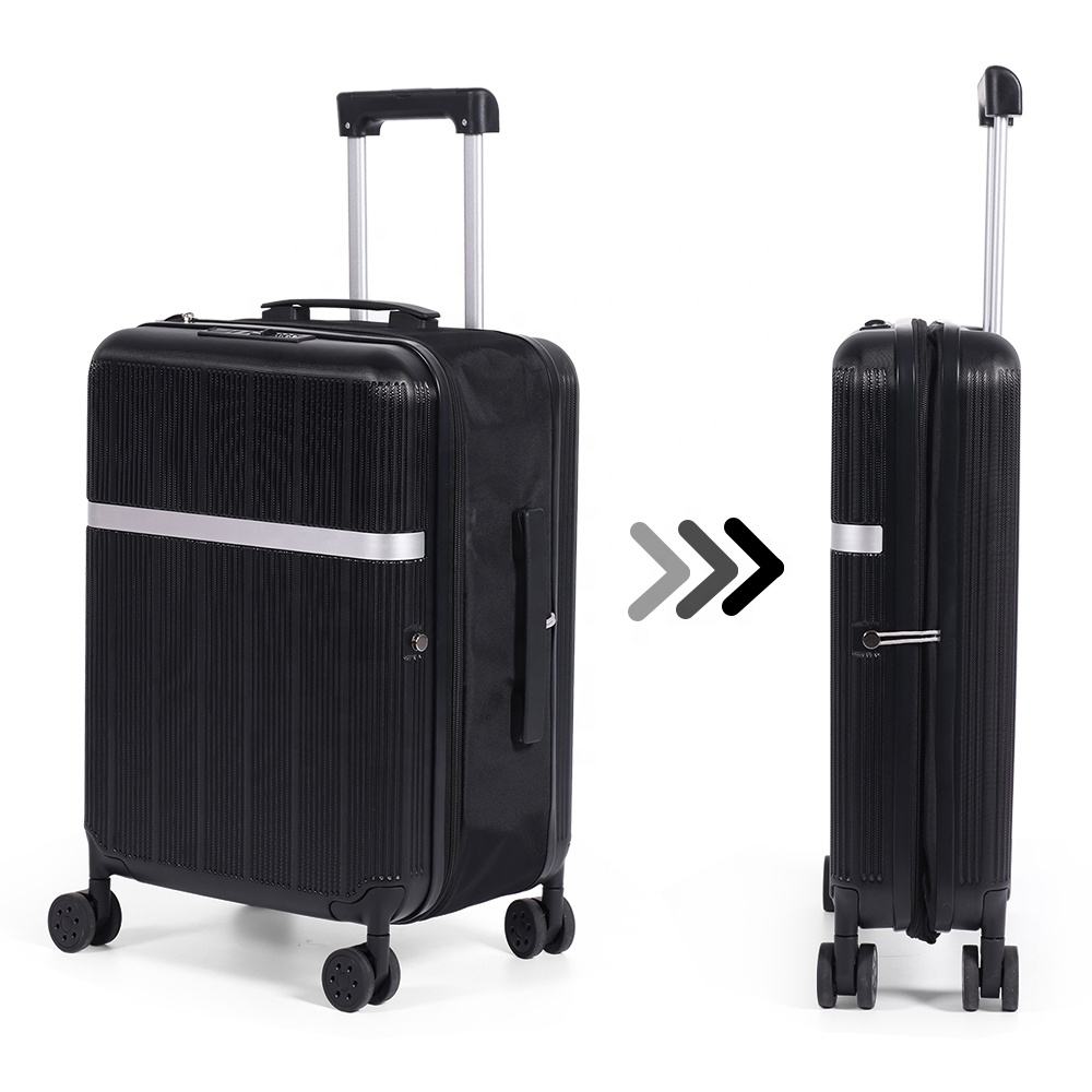OEM Expandable Spinner Hard Shell Luggage Set – Lightweight 2PC Durable Travel Suitcase for Brands & Wholesalers