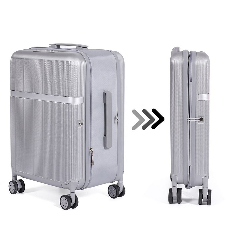OEM Expandable Spinner Hard Shell Luggage Set – Lightweight 2PC Durable Travel Suitcase for Brands & Wholesalers