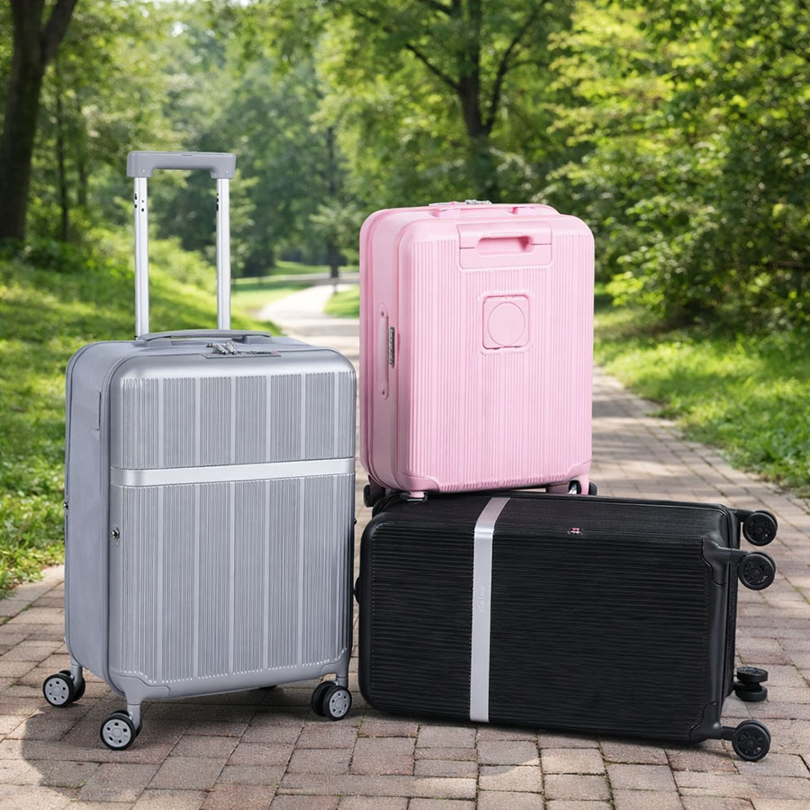 OEM Expandable Spinner Hard Shell Luggage Set – Lightweight 2PC Durable Travel Suitcase for Brands & Wholesalers