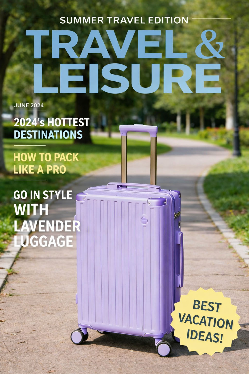 Lightweight Travel Suitcase with TSA Lock & Expandable Capacity, large capacity lightweight luggage