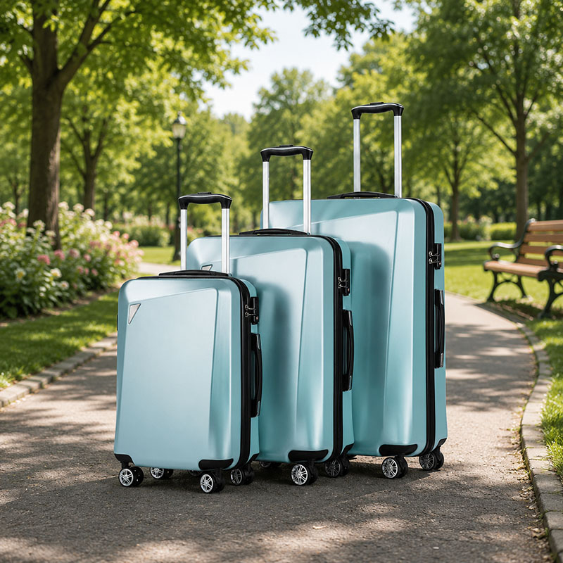3 Piece Lightweight Hard Shell Luggage Set with Silent 360° Wheels – Custom OEM Suitcase Manufacturer