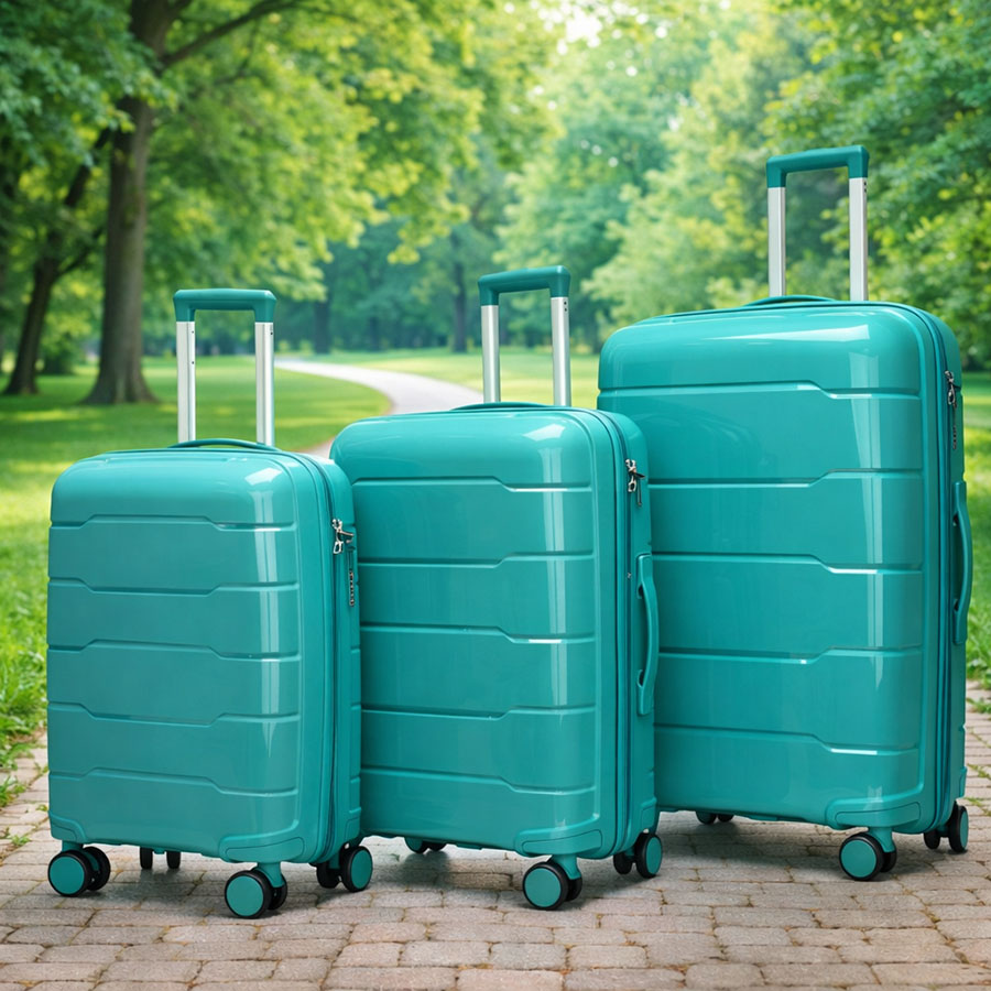 Expandable 3-Piece ABS Hardshell Luggage Set – Lightweight Durable Spinner Suitcases for Travel
