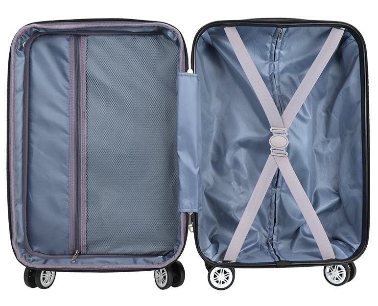 3-Piece Spinner Wheels Durable Expandable Hard Shell Luggage Set
