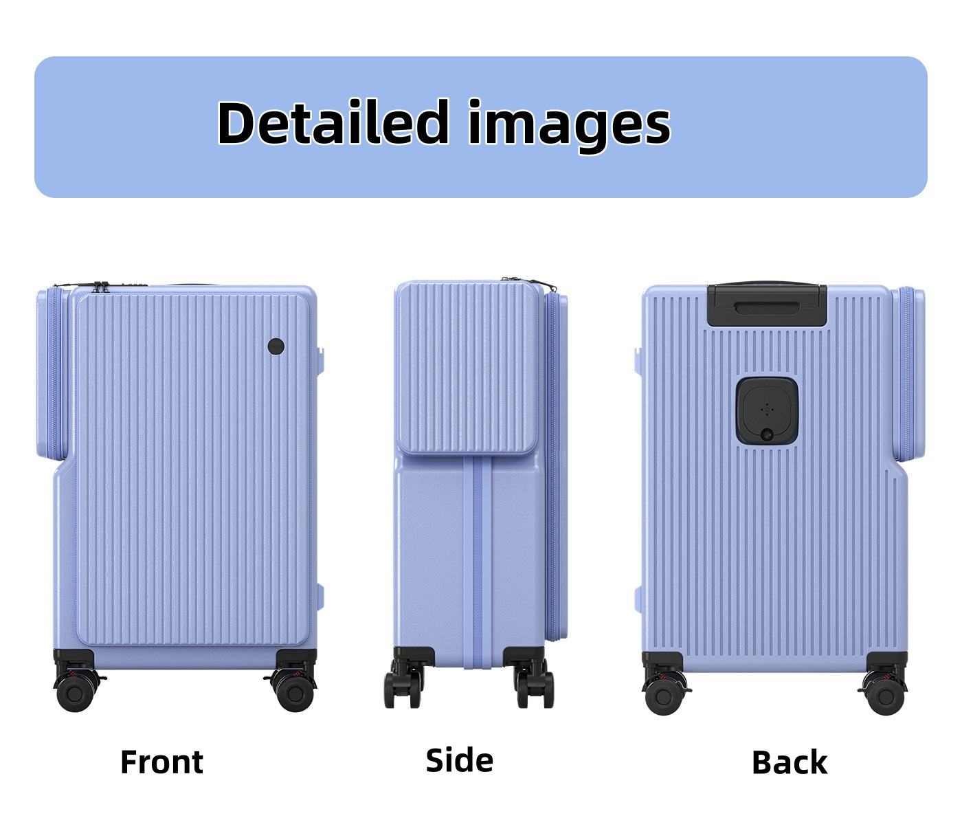 Premium Expandable TSA Carry On with Laptop Compartment Suitcase