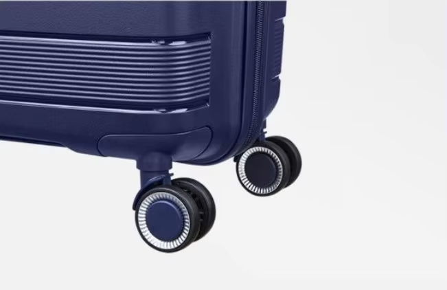360 degree spinner wheel of Scratch Proof Carry On Spinner Lightweight Luggage