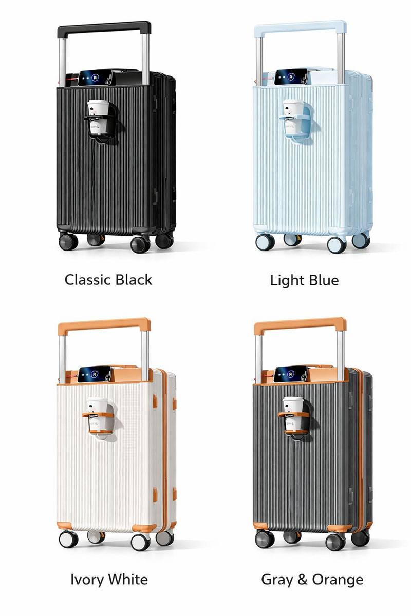 display of various colors from hard shell luggage set with anti scratch texture display of various colors from hard shell luggage set with anti scratch texture