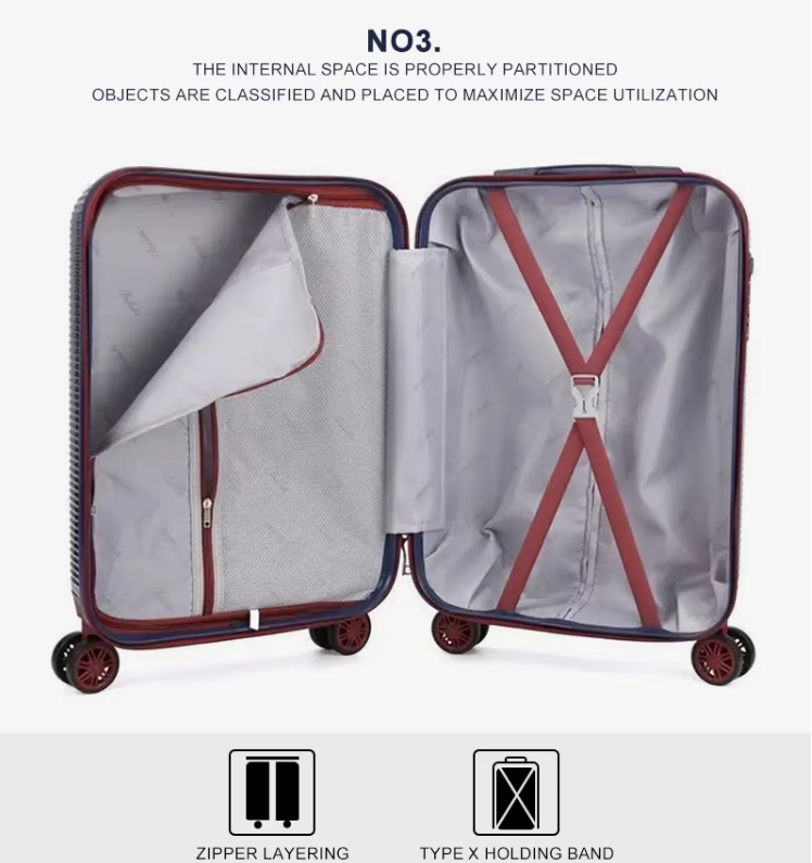 Hardshell Travel Suitcase Set,spacious capacity
