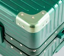 durable hard shell expandable 4 spinner wheels aluminum frame luggage