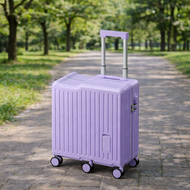 lightweight cabin luggage in purple lightweight cabin luggage in purple