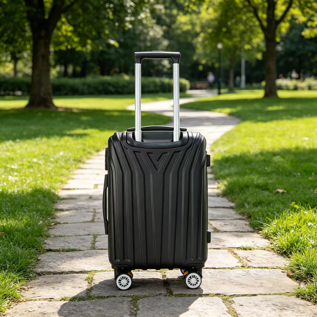 multi-functional lightweight carry on suitcase,back side multi-functional lightweight carry on suitcase,back side