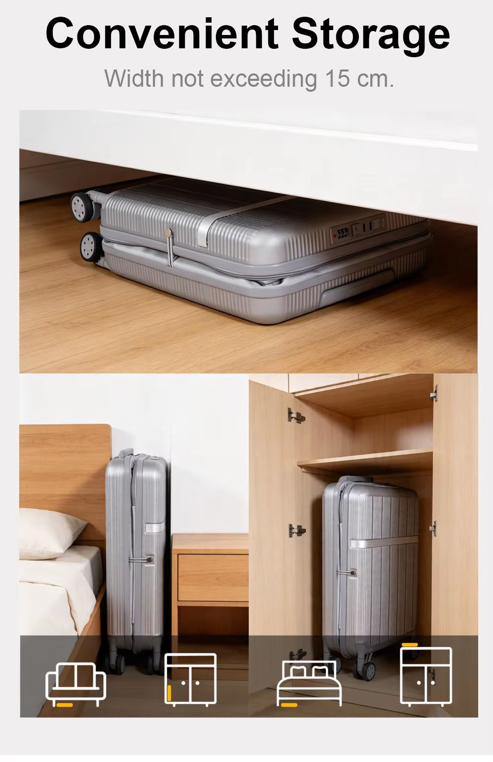 OEM Expandable Spinner Hard Shell Luggage Set – Lightweight 2PC Durable Travel Suitcase for Brands & Wholesalers