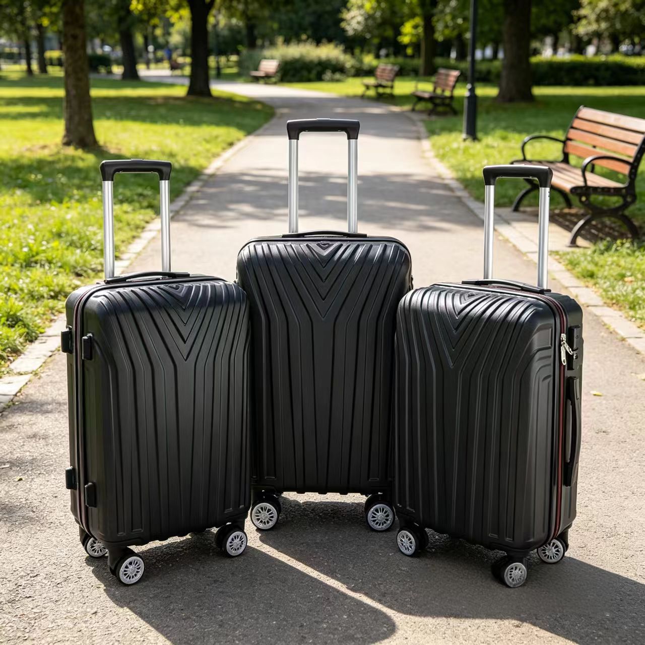 lightweight luggage set,3 pieces set:20 lightweight luggage set,3 pieces set:20