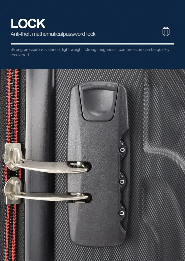 lightweight luggage set impact resistant shell,ant-theft combination lock lightweight luggage set impact resistant shell,ant-theft combination lock