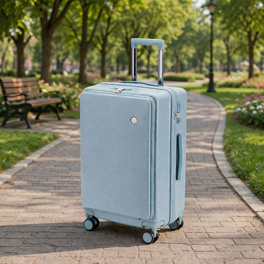 Premium Expandable Carry-On Luggage with Front Pocket & TSA Lock for OEM/Wholesale