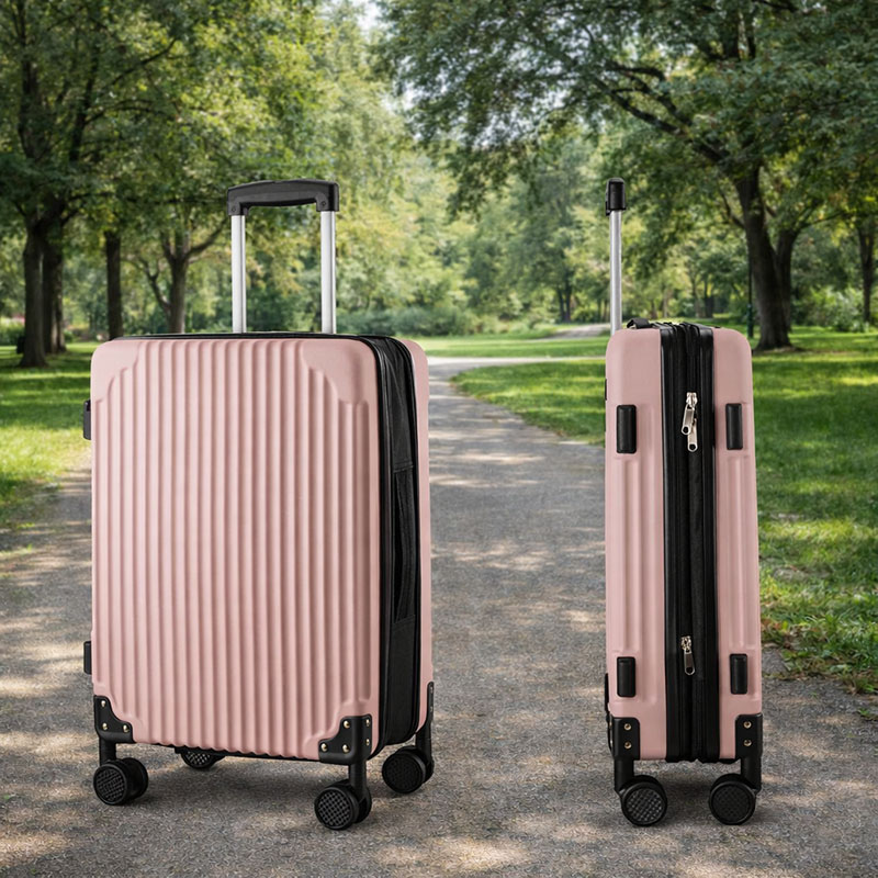 lightweight travel bag with wheels in pink lightweight travel bag with wheels in pink