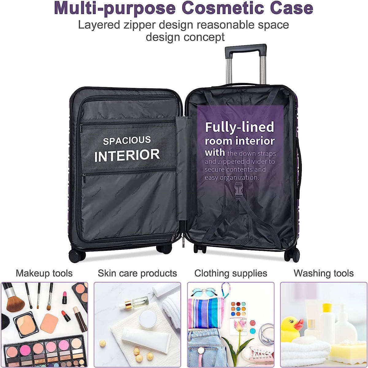 Lightweight Durable Large Capacity Hard Shell Travel Luggage