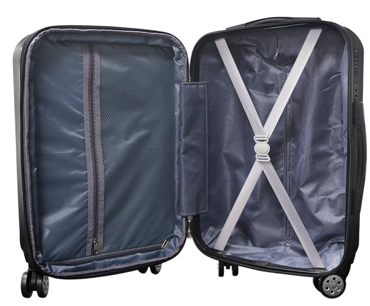 3-Piece Bright Yellow ABS Hardshell Luggage Set with Spinner Wheels – Lightweight Travel Suitcase (20/24/28 Inch)