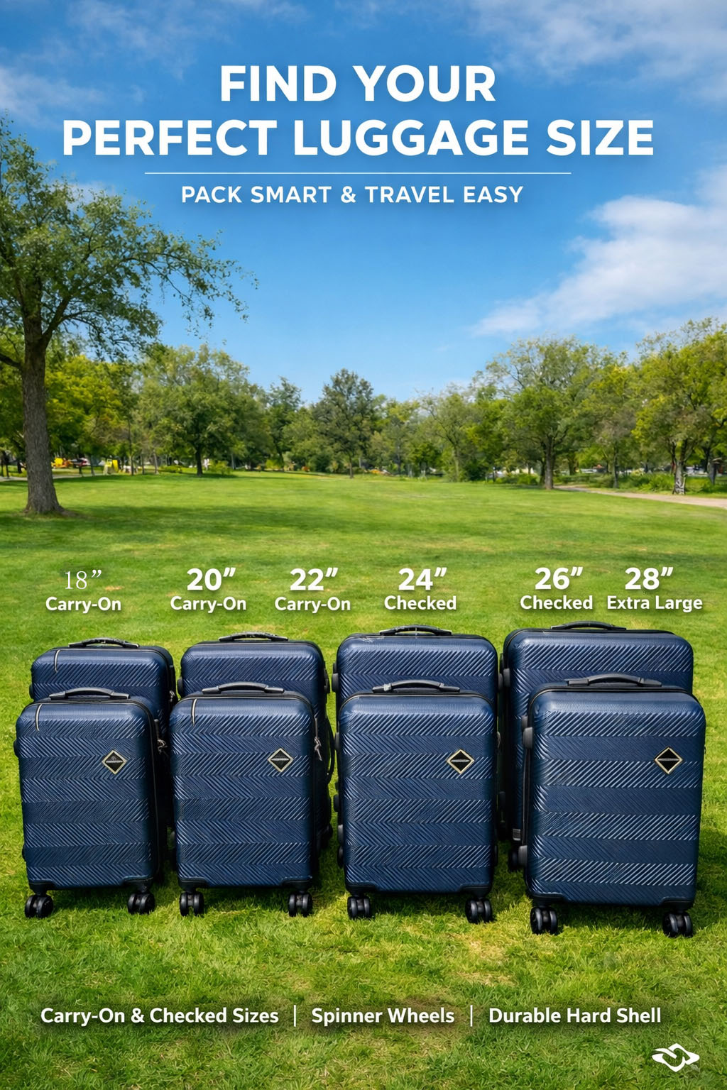 Semi-Finished Suitcase Set 12 Pieces Hard Shell Luggage