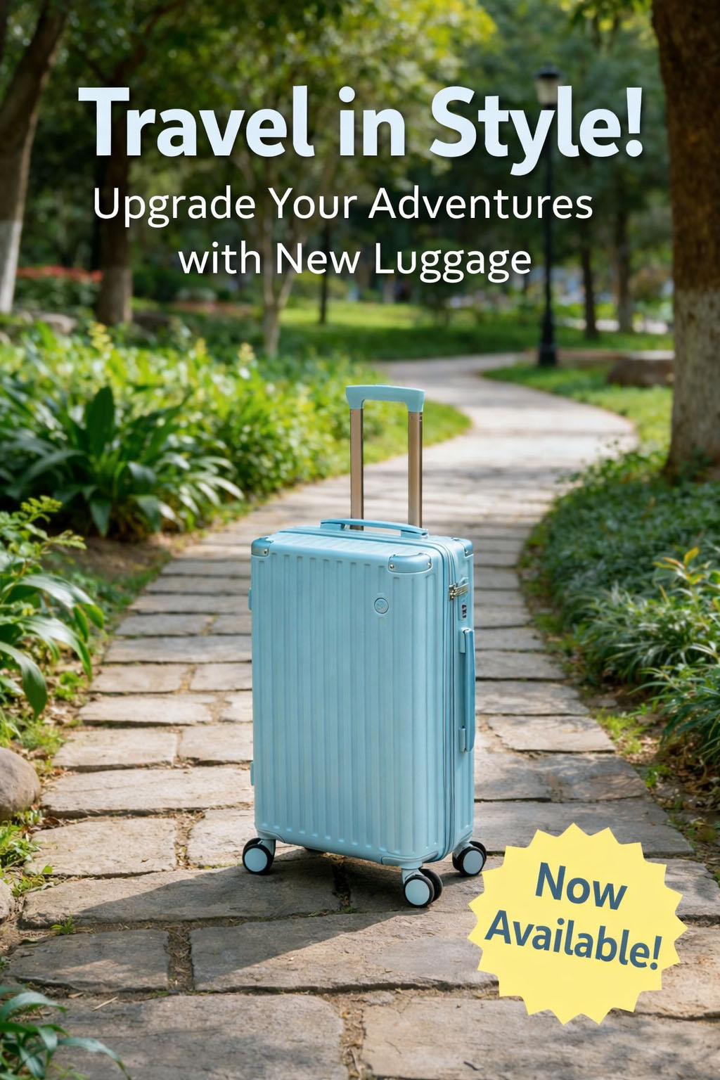 Lightweight Travel Suitcase with TSA Lock & Expandable Capacity, large capacity lightweight luggage