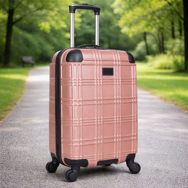 rigid shell carry on luggage in pink rigid shell carry on luggage in pink