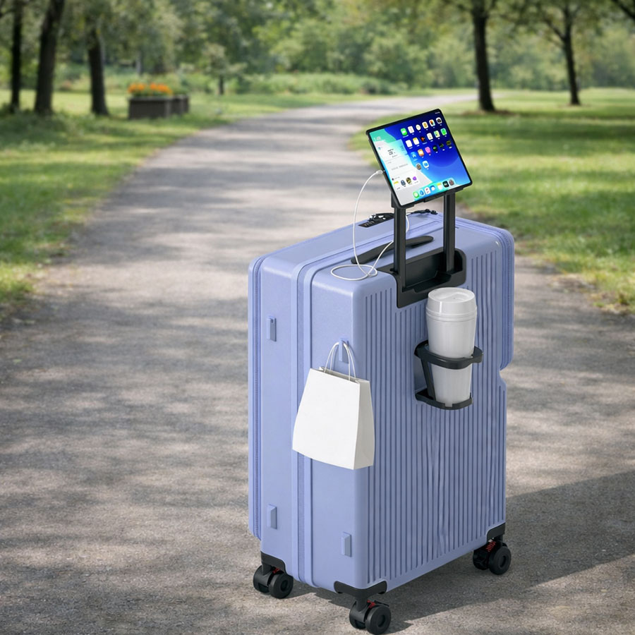 Premium Expandable TSA Carry On with Laptop Compartment Suitcase