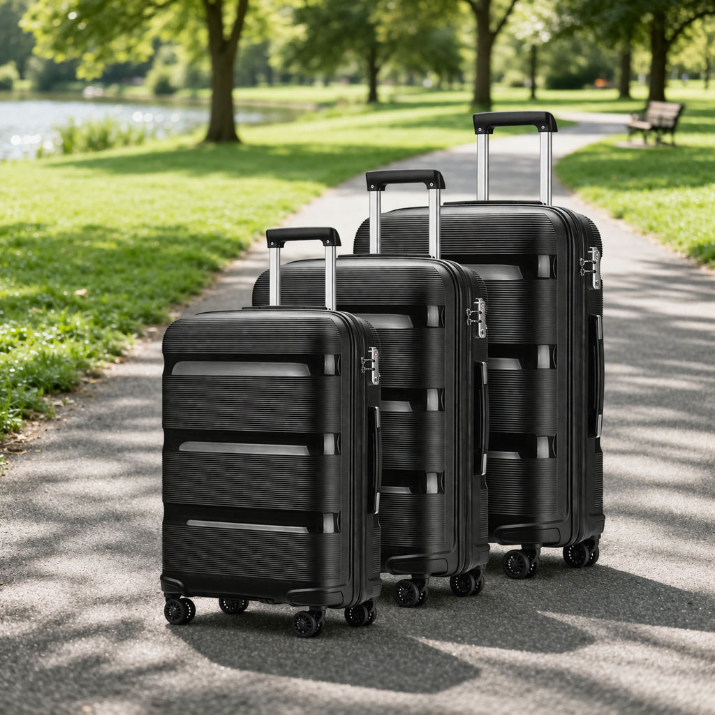 OEM 3PCS Lightweight ABS Hardshell Luggage Set with TSA Lock – Spinner Suitcase Manufacturer