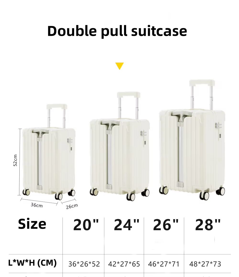 spinner luggage with laptop compartment,harsize charm four specifications:20