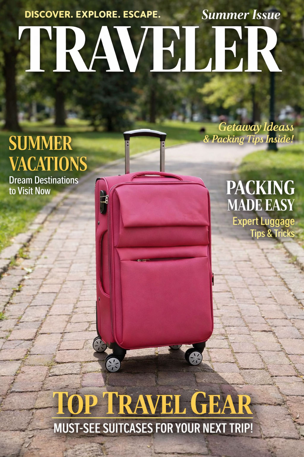 Large Capacity Travel Case Fabric Expandable Softside Luggage