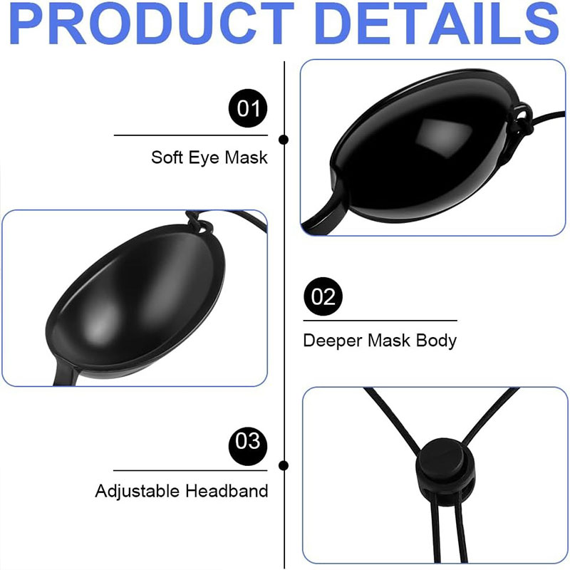 Comfort IPL Laser Goggles Sunbathing Tanning Goggle Beach Adjustable Light Treatment Facial Mask